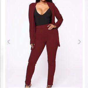 Fashion nova suit set worn once
